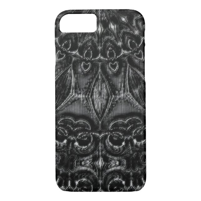 Charcoal Mandala  Case-Mate iPhone Hülle (Rückseite)
