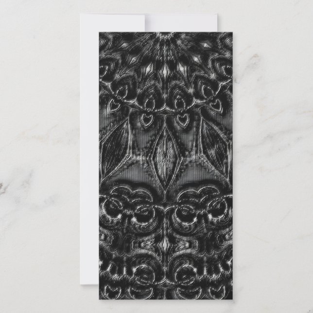 Charcoal Mandala Dankeschön Karte (Vorderseite)