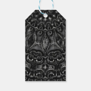 Charcoal Mandala Geschenkanhänger