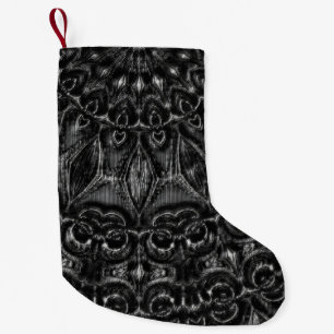 Charcoal Mandala Kleiner Weihnachtsstrumpf