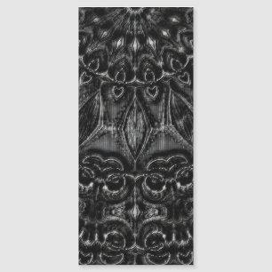 Charcoal Mandala Magnetkarte