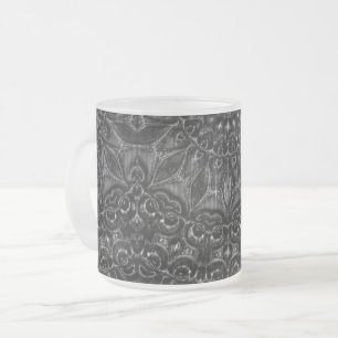 Charcoal Mandala Mattglastasse