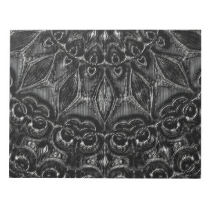 Charcoal Mandala Notepad Notizblock