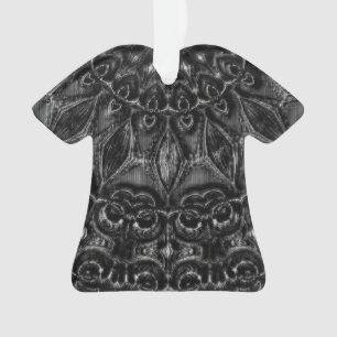 Charcoal Mandala Ornament