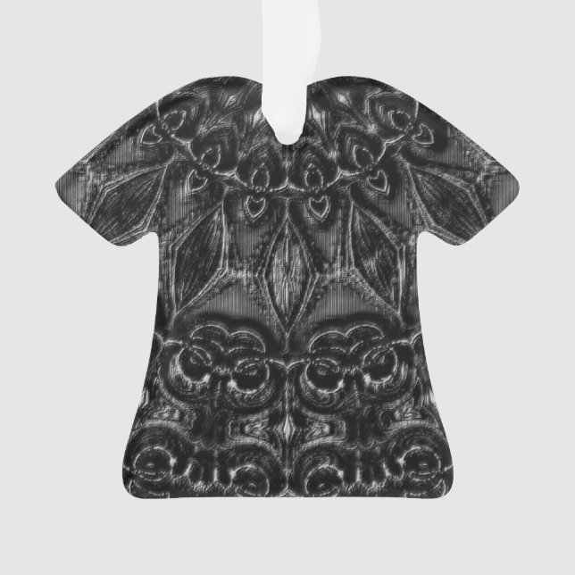 Charcoal Mandala Ornament (Vorderseite)