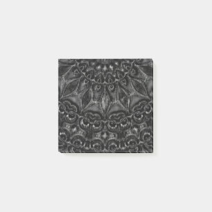 Charcoal Mandala Post-it Klebezettel