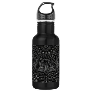 Charcoal Mandala Stainless Steel Water Bottle Edelstahlflasche