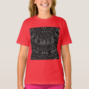 Charcoal Mandala  T-Shirt