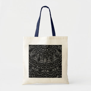 Charcoal Mandala Tote Bag