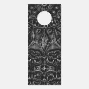 Charcoal Mandala Türanhänger