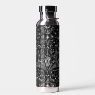 Charcoal Mandala Wasserflasche Trinkflasche