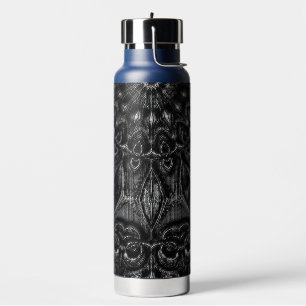 Charcoal Mandala Wasserflasche Trinkflasche