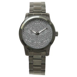Charcoal Mandala Watch Armbanduhr