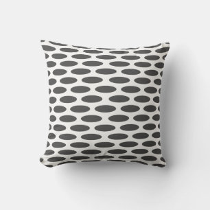 Charcoal Modernes Oval @ Emporiomoffa Kissen