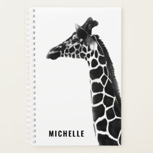Charcoal Sketch Giraffe  Planer