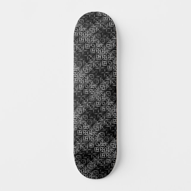 Charcoal Urban Street Art / Graffiti Inspiriert Skateboard (Vorderseite)