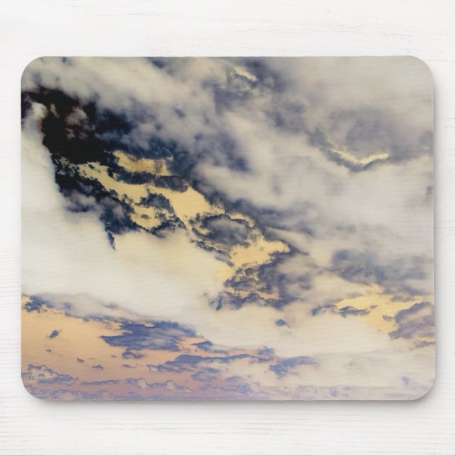 Charcoal Vanilla Clouds Mousepad (Vorne)