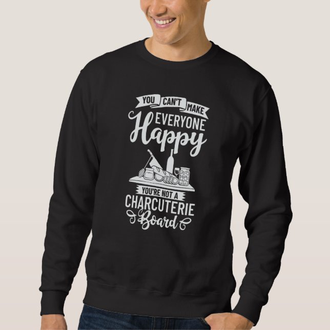 Charcuterie Board Cheese Plate Meat Recipes Ideas  Sweatshirt (Vorderseite)