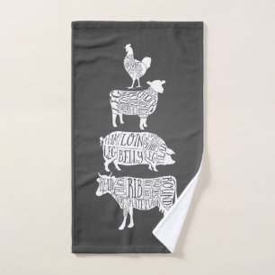 charcuterie de viande de porc de vache, charcuteri