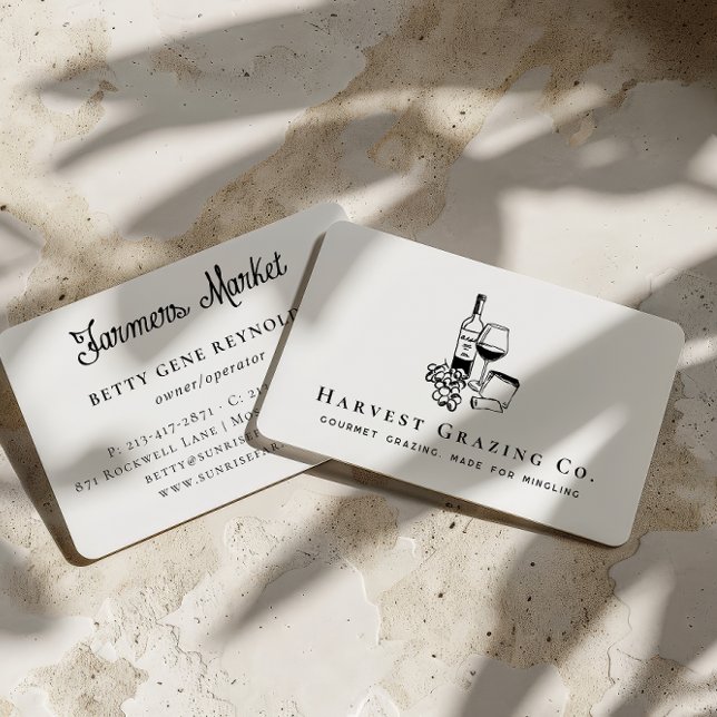 Charcuterie Gourmet Catering Visitenkarte (Von Creator hochgeladen)