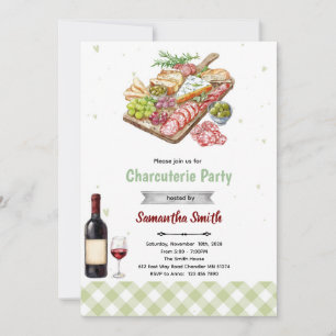 Charcuterie-Party-Einladung Einladung