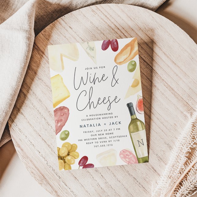 Charcuterie Wein & Käse Party Einladung (Von Creator hochgeladen)