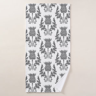 chardon en silhouette motif sans soudure
