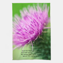 Chardon et Selkirk Grace Serviettes de cuisine