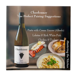 Chardonnay-Weinbegleitung/Meisterung der Küche Fliese