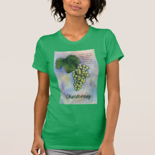 Chardonnay Weintrauben & Beschreibung Shirt