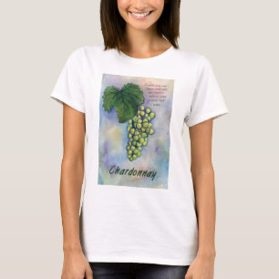 Chardonnay Weintrauben & Beschreibung Shirt