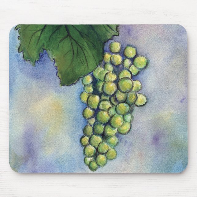 Chardonnay Weintrauben Mousepad (Vorne)