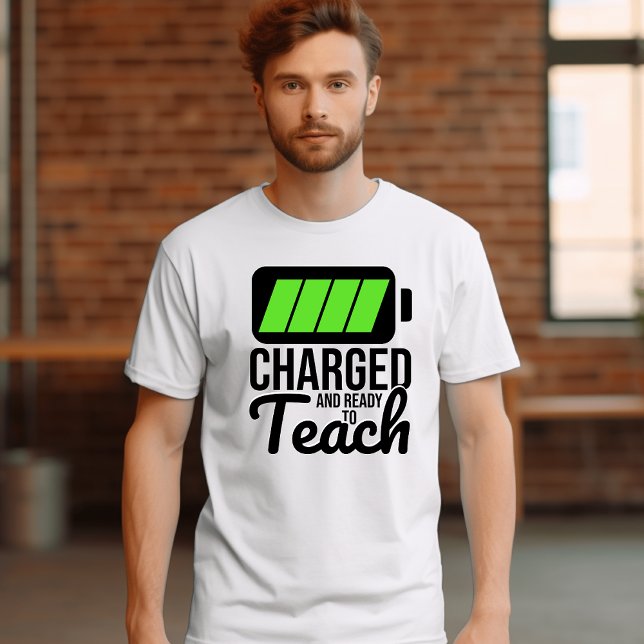 Chargé Et Prêt À Enseigner Le T-shirt Homme (Créateur téléchargé)
