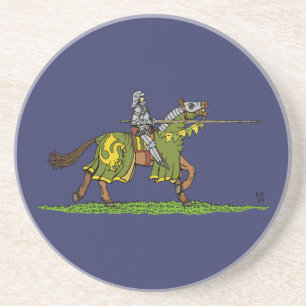Charge Mittelalterlicher Ritter Getränkeuntersetzer