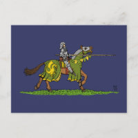 Charge Mittelalterlicher Ritter