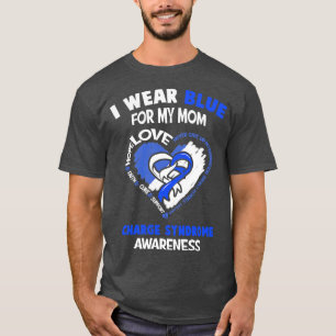 Charge-Syndrom-Bewusstsein Ich trage Blau für mein T-Shirt