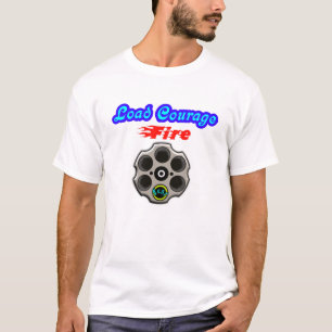 Chargement de Courage, Feu de la Peur, T-Shirt Mot