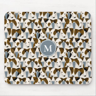 Chargen of Parson Jack Russell Terriers Pattern Mousepad