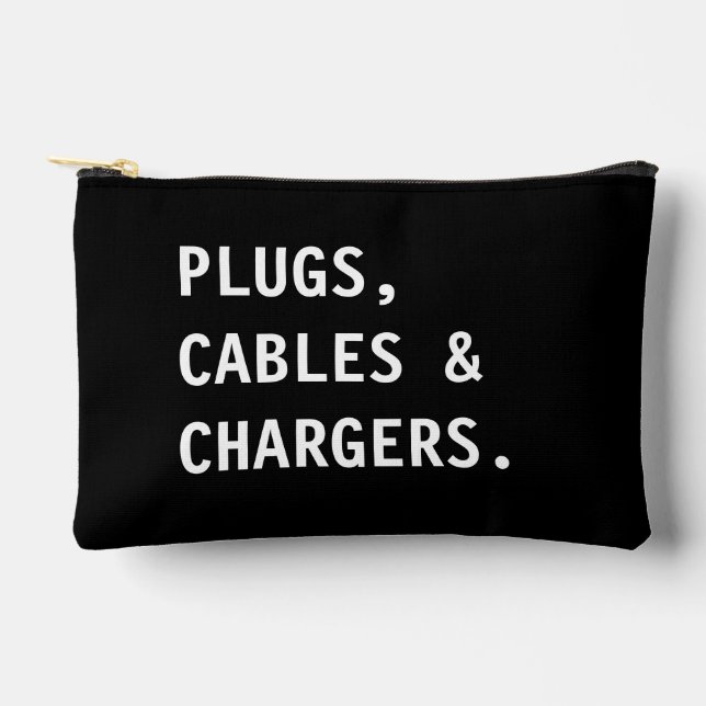 Charger & Cable Organizer,Home Office Travel Pouch Zubehörtasche (Vorderseite)