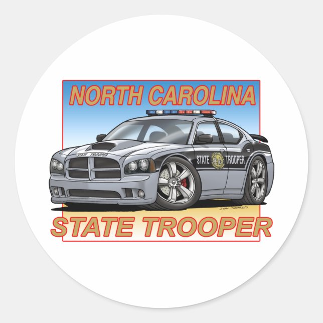 Charger_NC_TROOPER Runder Aufkleber (Vorderseite)