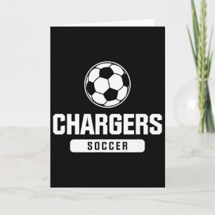 Chargers Fußball für Grund-, Mittel- und Oberstufe Karte