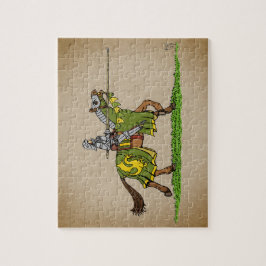 Charging Medieval Knight Jigsaw Puzzle