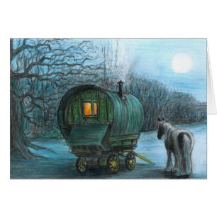 Chariot dans le clair de lune