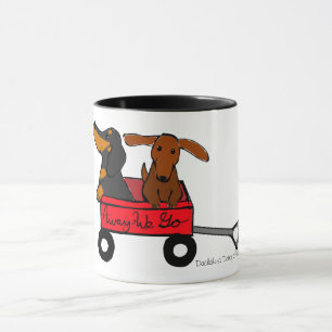Chariot de rouge de tasse de tasse de café de