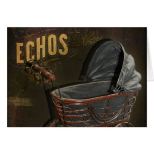 Chariot victorien vintage de boguet de bébé