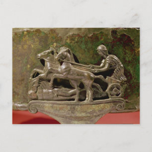 Charioteer in seinem Wagen, Detail aus einem Zist Postkarte