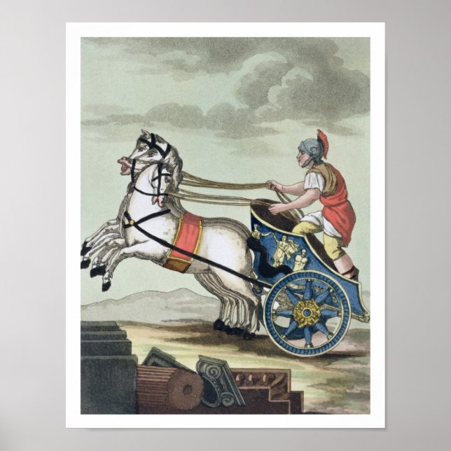 Charioteer, von 'L'Antica Roma', 1825 (farbig bele Poster (Vorne)