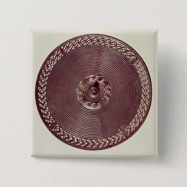 Chariotraddekoration mit openwork Grenze Button (Vorderseite)