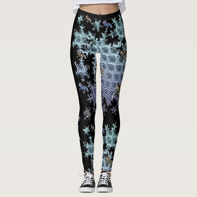 Charismatisches Eis Leggings (Vorderseite)