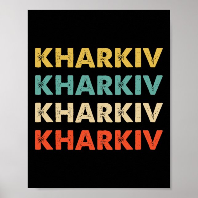 Charkiw Ukraine  Poster (Vorne)